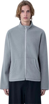 Rier Fleecejack met volledige ritssluiting - Heren - Fleece jassen - Grijs - XL - Wol - Fitness