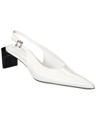 Sportmax Attila Leather Slingback Pump