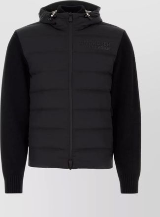 Moncler padded wool cardigan