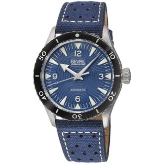 Gevril Group Franklin Automatic Blue Dial Mens Watch 46812