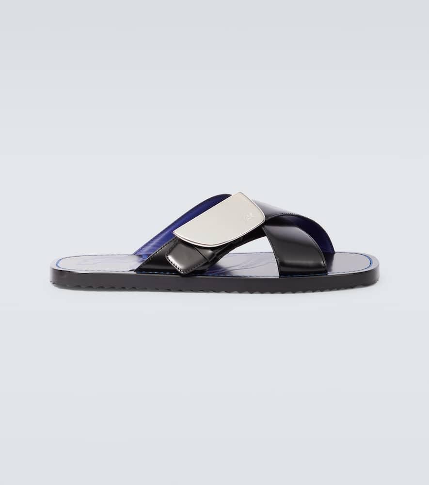 サンダル B9629 Sandals BURBERRY 8102419165001 Men black