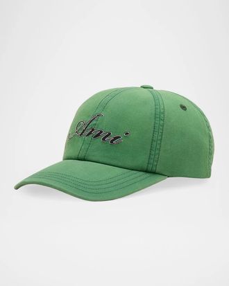 Ami Men & apos;s Ami Embroidery Baseball Cap