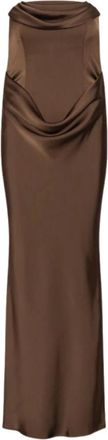 Rotate Rotate Birger Christensen, Donna, Abiti, Marrone, 3Xs, new