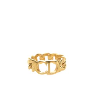 Dior Pre-owned Dior Gold Plated Danseuse Etoile CD Logo Chain Ring Ladies 3PQ3GA66P9PJZA7I