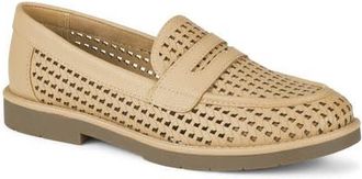 BareTraps Calli Woven Faux Leather Loafer in Camel at Nordstrom, Size 5.5