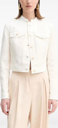 Guess Co Giacca crop - Bianco