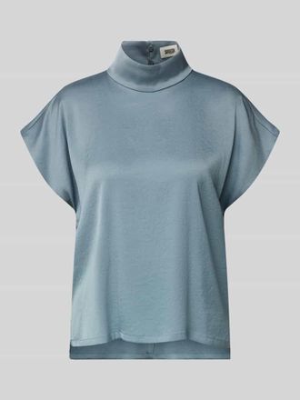 Drykorn Drykorn Blusenshirt mit Stehkragen Modell ALARIA in Bleu, Gr&ouml;&szlig;e 34