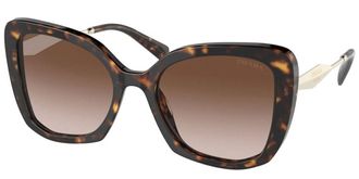 Prada PR 03YS 2AU6S1 Womens Sunglasses Tortoiseshell Size 53