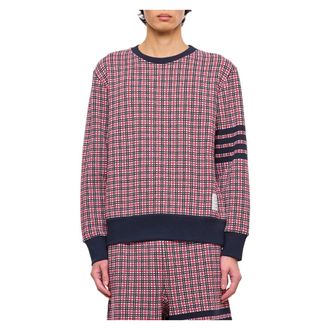 Thom Browne Heren, Sweatshirts & Hoodies, Veelkleurig, Maat: L Katoen