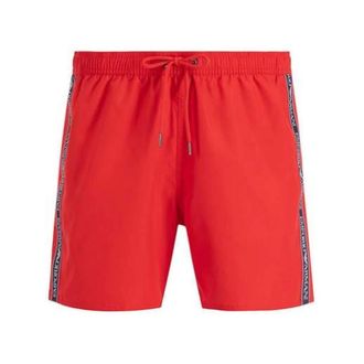 Emporio Armani Beachwear, male, Red, Size: L Red Beachwear by Armani