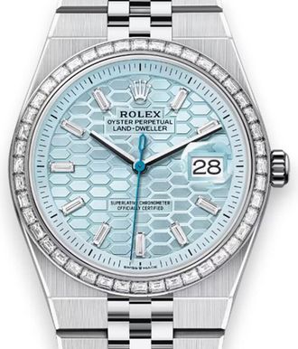 Rolex Land Dweller Automatic Chronometer Diamond Watch M127286TBR-0001