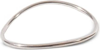 Ann Demeulemeester Armband met gegraveerd logo - Zilver