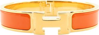 Herm&egrave;s Enamel Clic H Bracelet PM