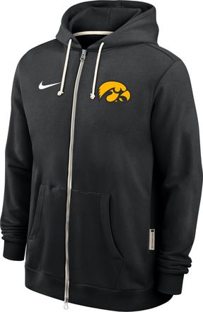 Nike Iowa Sideline Nike Mens Dri-FIT College Full-Zip Hoodie in Black | 03AV00AIA-WZZ