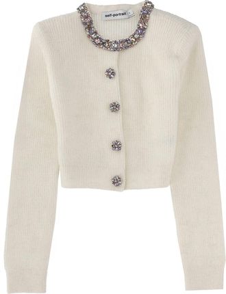 Self Portrait Cardigan With Diamant&eacute; Detail