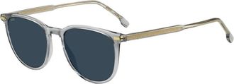 HUGO BOSS 1881/S Zonnebril - Heren - Zonnebrillen - Grijs - 52 MM - Accessoires