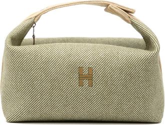 Herm&egrave;s Pre-owned Hermes Large Wool Bride A Brac H Natte Case Ladies ZZO65Y1C6ZJK7OEI