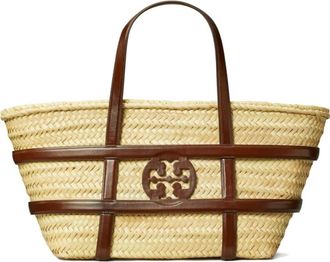 Tory Burch Natural Ella Straw Basket Tote