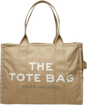 Marc Jacobs Womens Tote Bag Beige Cotton - Tote-Bags