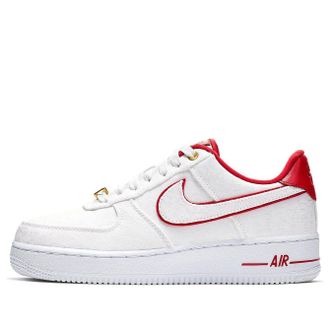 Nike (WMNS) Nike Air Force 1 07 LUX Luxury White Red 898889-101