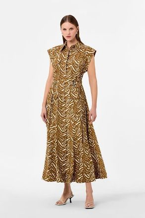 Nicholas Romina Dress in Abstract Zebra at Nordstrom, Size 10