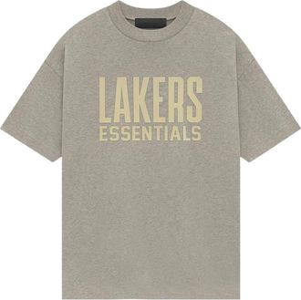 Fear of God x NBA Los Angeles Lakers T-shirt Grey Yellow 125AL244106F
