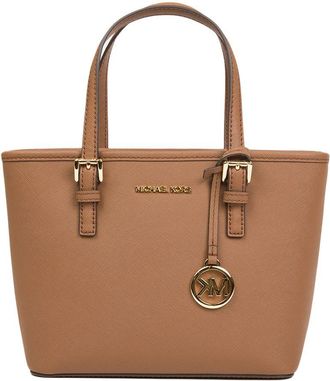 Michael Kors Jet Set Travel Extra-Kleine Cryl Convertible Tote Bruin