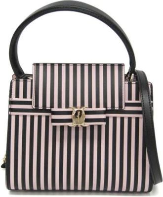 Ferragamo Pre-owned Handbags, female, Multicolor, Size: ONE SIZE Pre-owned Leather Handbag