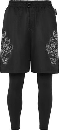 Plein Sport Running Pants Tiger - Heren - Trainingsbroeken - Zwart - XS - Polyester - Fitness