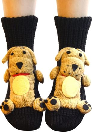 Generic 3D Knit Animal Socks,2025 2026 New Novelty Floor Sock for Christmas,Cute Novelty Animal Socks,Cute Hand Crochet Knit Sock,Winter Warm Floor socks for 
