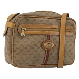 Gucci Vintage, unisex, Bruin, ONE Size, Pre-owned Shoulder Bag