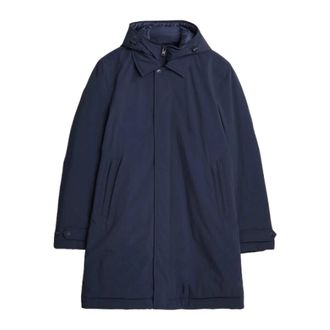 Woolrich Parkas - Heren - Parka Jassen - Blauw - S - Jassen