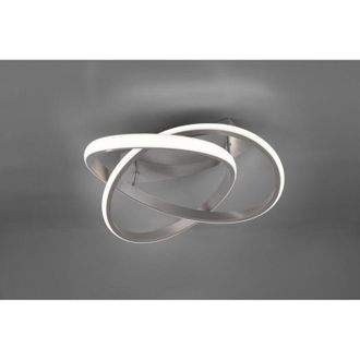 Reality Reality Leuchten - Plaf&oacute;n Course N&iacute;quel Espiral Led 18w Regulable &Oslash;45 Cm Trio Lighting