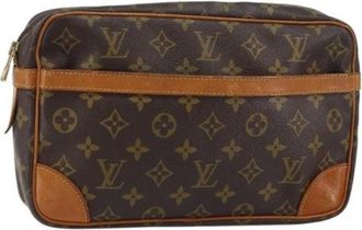 Louis Vuitton Pre-owned Clutches, female, Brown, Size: ONE SIZE Pre-owned Vintage Clutch