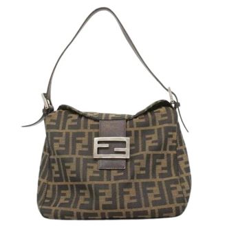 Fendi Pre-owned Shoulder Bags, female, Brown, Size: ONE SIZE Pre-owned Vintage Shoulder Bag