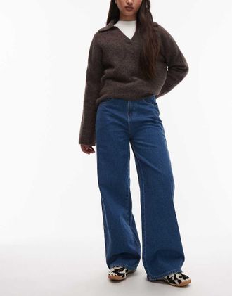 Dickies Jeans ampi a fondo ampio blu classico