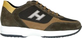 Hogan Sneakers, male, Green, 10 UK, Interactive Trainers