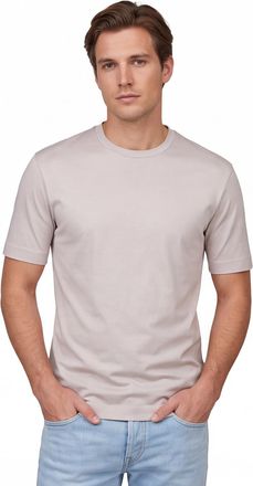 DeSoto Luxury Two Ply t-shirt grijs effen