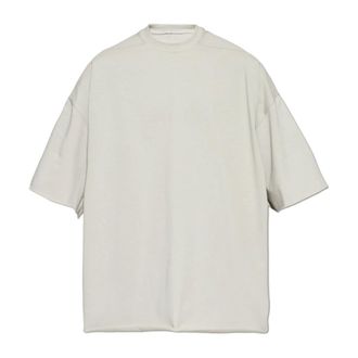 Rick Owens T-Shirts, male, Beige, Size: ONE SIZE Tommy Oversize T-shirt