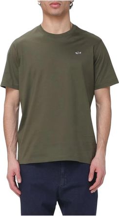 Paul & Shark Paul&Shark T-shirts en polos Groen - Heren - T-shirts - Groen - 2XL - Tops
