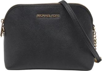 Michael Kors Tweedehands leren schoudertassen - Dames - Vintage Schoudertas - Zwart - ONE Size - Vintage