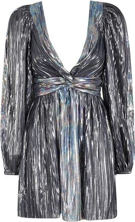 Sabina Mus&aacute;yev Elegante Wendy Jurk - Dames - Feestkleedjes - Grijs - XS - Polyester - Kleedjes