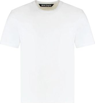 Palm Angels Klassiek Katoenen T-shirt (3-Pack) - Heren - T-shirts - Wit - S - Katoen - Tops