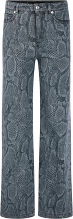 Marc Cain Wigan Jeans - Dames - Loose Fit Jeans - Blauw - L - Katoen - Jeans