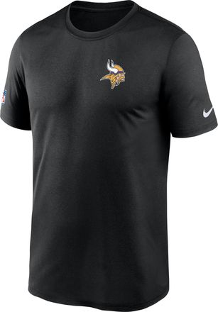 Nike Minnesota Vikings Legend Small Logo Nike Mens Dri-FIT NFL T-Shirt in Black | 02TI00A9M-FEJ