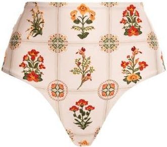 Agua Bendita Magenta Canna Bikini bottom in Multi at Nordstrom, Size Medium
