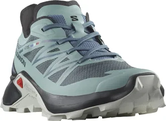 Salomon Trailrunningschuh SALOMON METACROSS 2 W, Damen, Gr. 38, schwarz (schwarz, stone blau, lunar rock), Synthetik, Textil, Schuhe Trailrunningschuh, wasser
