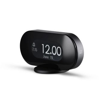 Jacob Jensen Weckuhr, schwarz