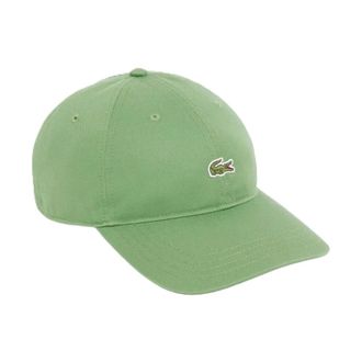 Lacoste Cotton Twill Cap - Heren - Petten - Groen - ONE Size - Katoen - Accessoires
