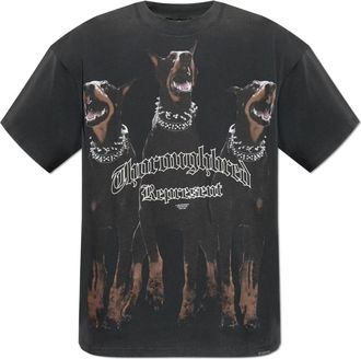 Represent T-shirt Thoroughbred - Heren - T-shirts - Zwart - S - Katoen - Tops